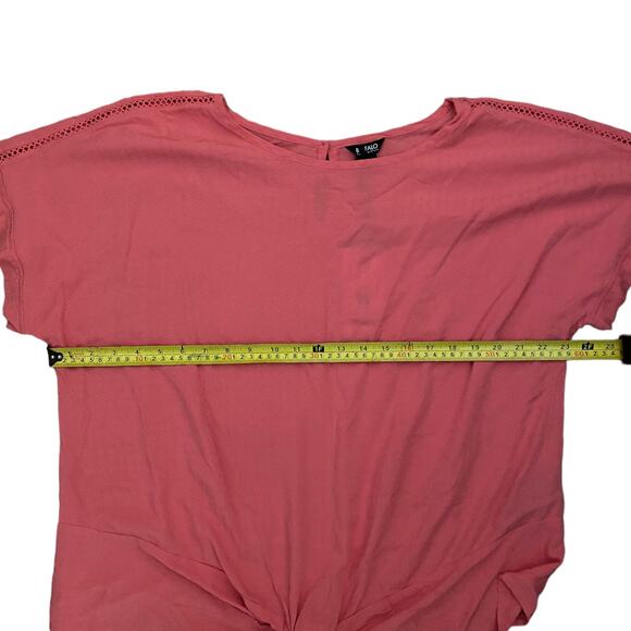 Buffalo David Bitton Short Sleeve Knotted Front Shirt X-Large NEW - Picture 3 of 4